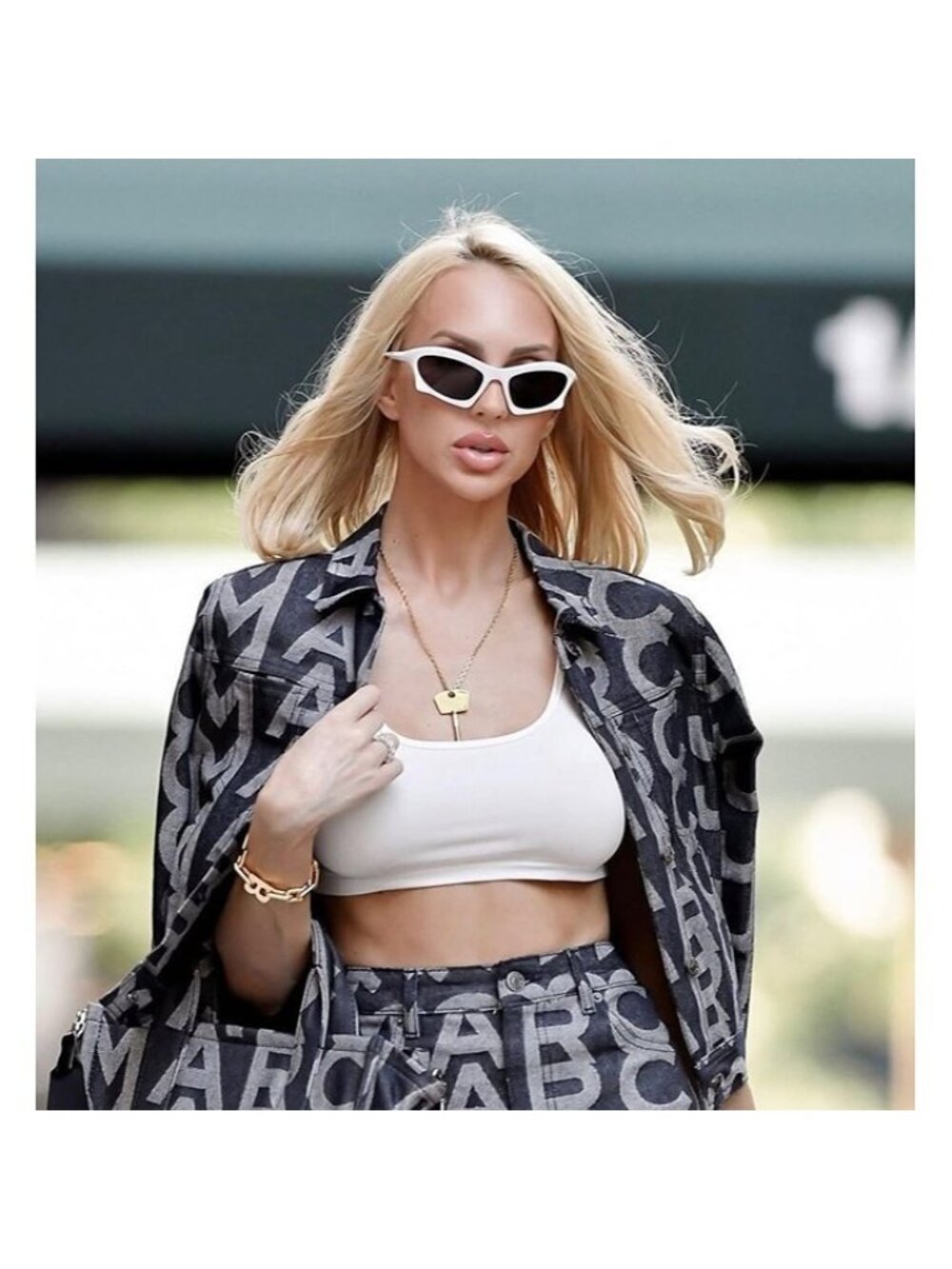 Balenciaga BB0229S 004 Unisex Sunglasses White Oval Frame, Grey Lenses - Picture 12 of 12